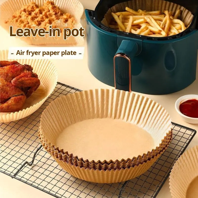 50 PIECES DISPOSABLE AIR FRYER PAPER LINERS