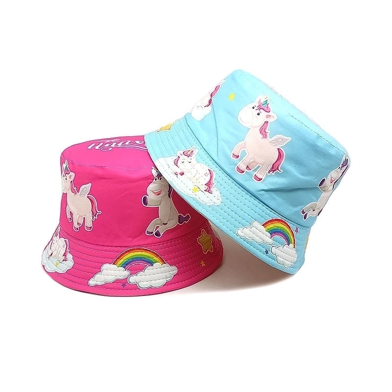 Girl's Cute Minimalist Printing Bucket Hat