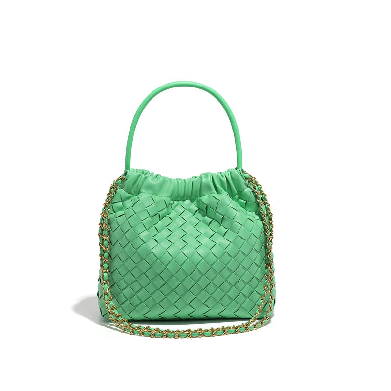 Women's Small Pu Leather Solid Color Streetwear Square Open Handbag