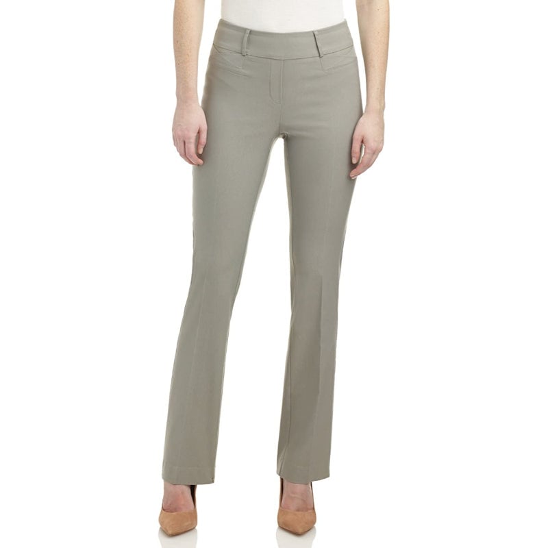 Women's Solid Ease In To Comfort Fit Bootcut Stretch Pant