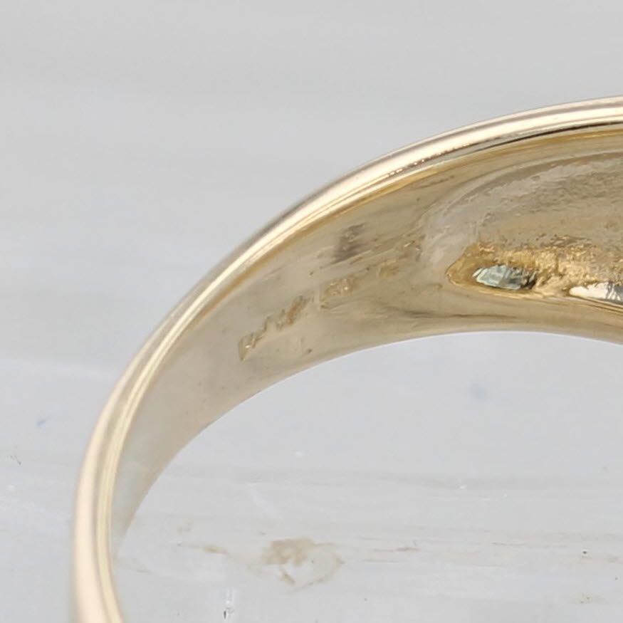 1.80ct Oval Blue Sapphire Diamond Ring 14k Yellow Gold Size 7 Ornate