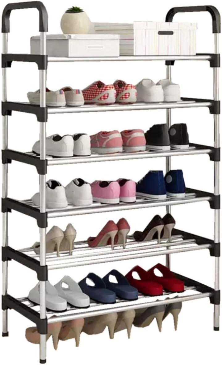 6 Tiers Shoe Rack Metal Shoe Rack. Simple Shoe Rack
