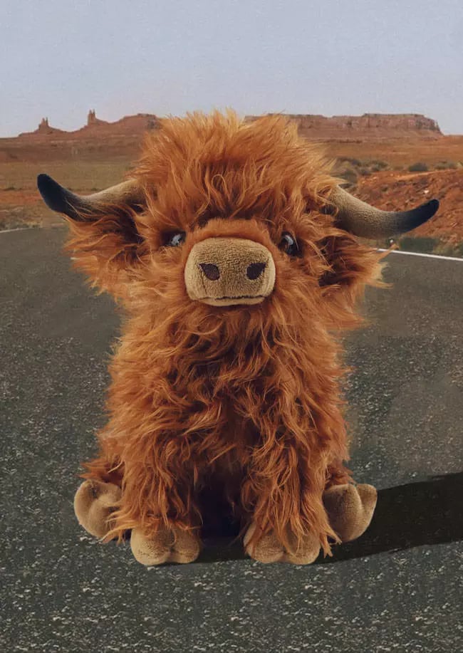 🔥 BIG SALE - 47% OFF🔥🔥🐂Eco-Friendly Scottish Highland Cow Soft Plush Toy