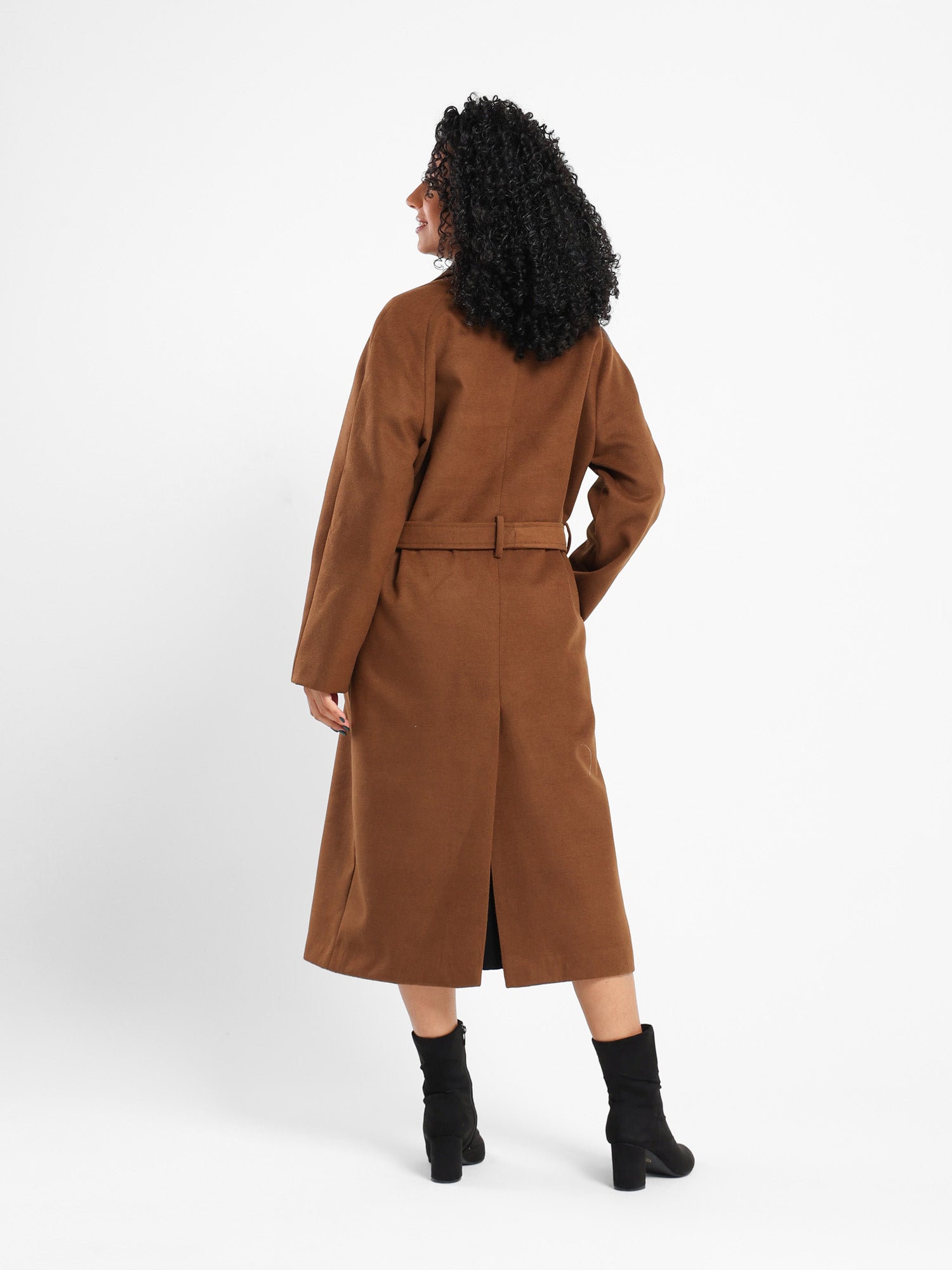 Oversized Wool-Blend Coat