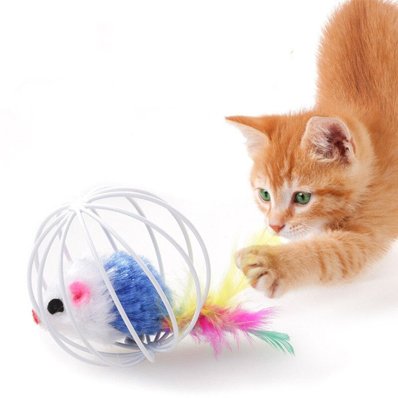 Mice Ball Cage Toy