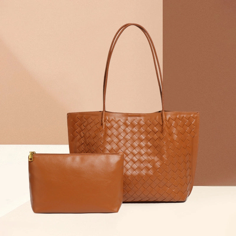 Women's Large Pu Leather Solid Color Streetwear Square Magnetic Buckle Shoulder Bag Crossbody Bag