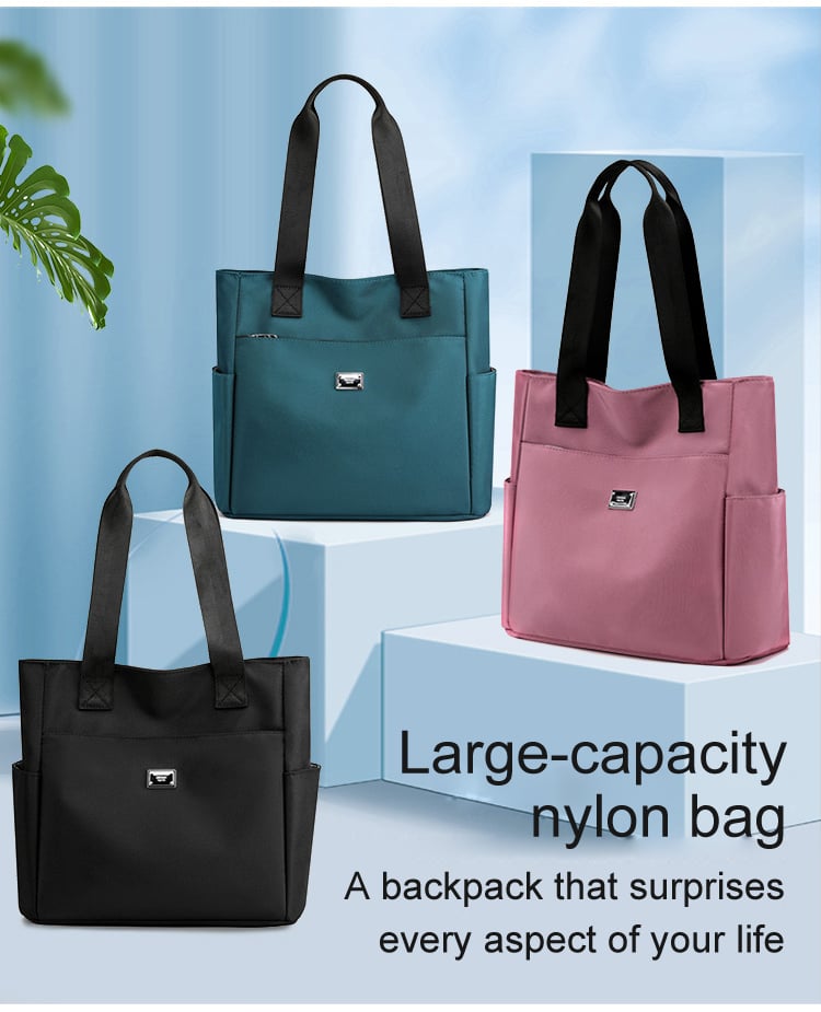 ⏰Hot Sale-2024 Large Capacity Waterproof Multi Pocket Nylon Shoulder Bag👜