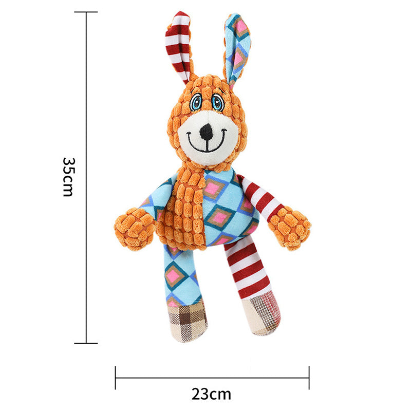 Plush Chew Toy with Double Sounds for Dogs