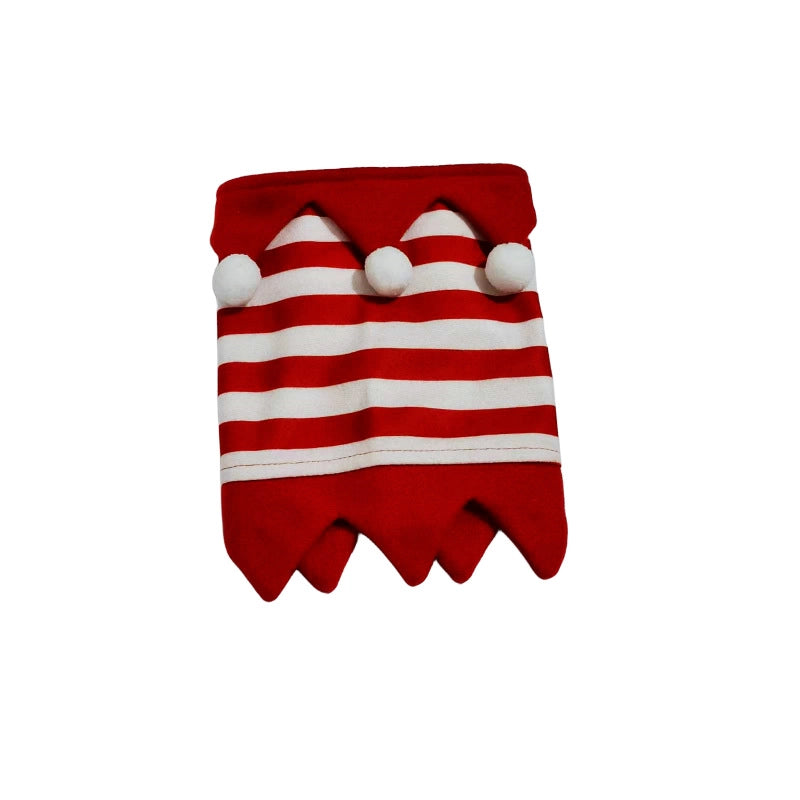 Velvet Christmas Solid Color Pet Clothing Pet Accessories