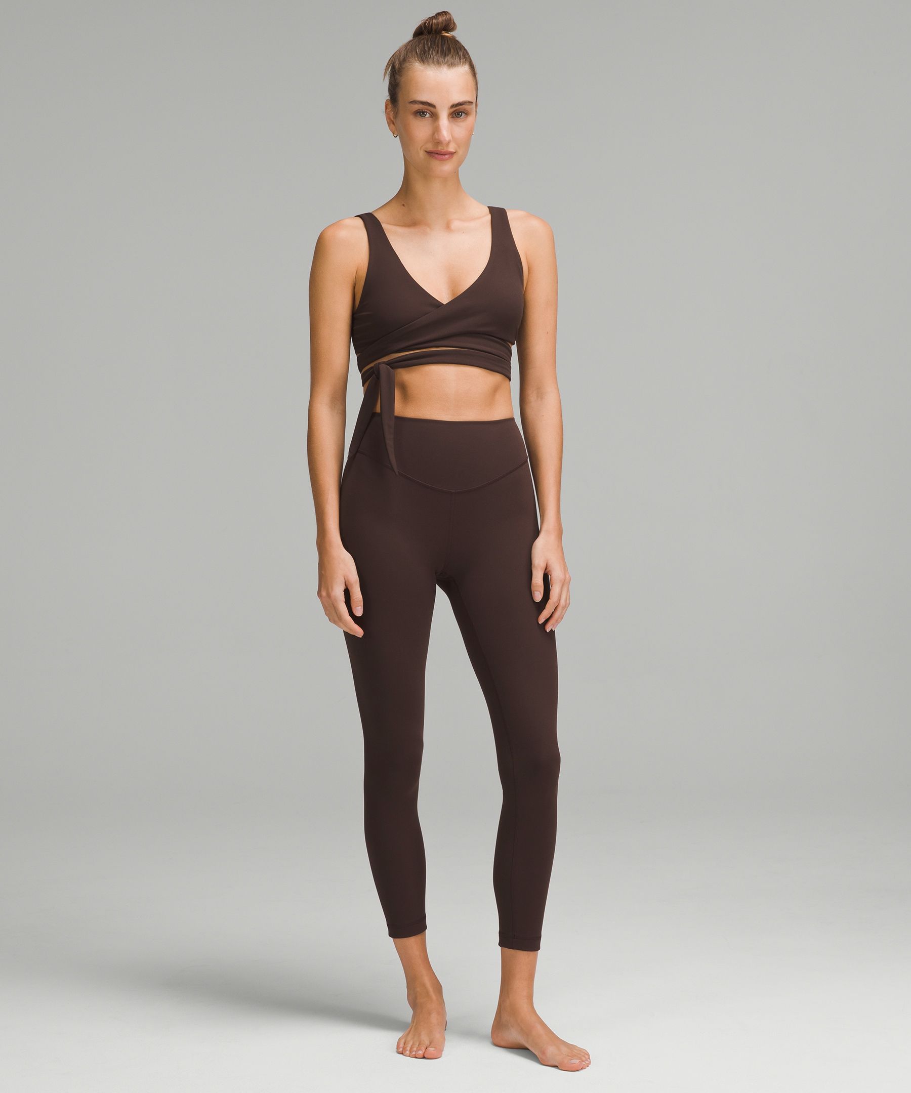 Nulu Wrap-Front Tie Bra Light Support, A/B Cup