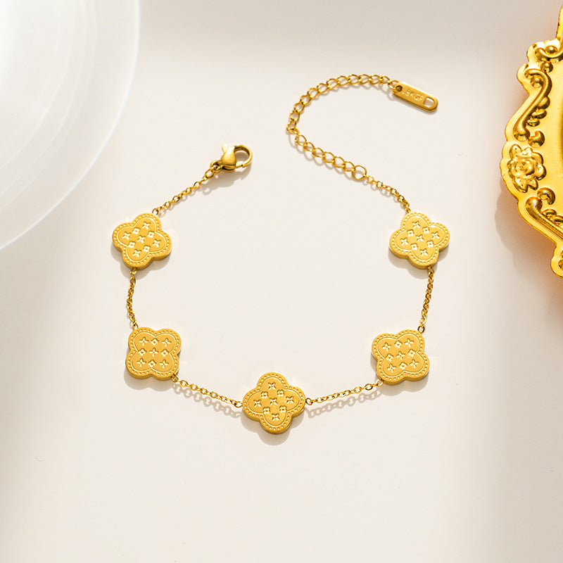 Titanium Steel 18K Gold Plated Necklaces