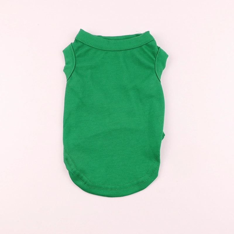 Casual Polyester Solid Color Pet Clothing