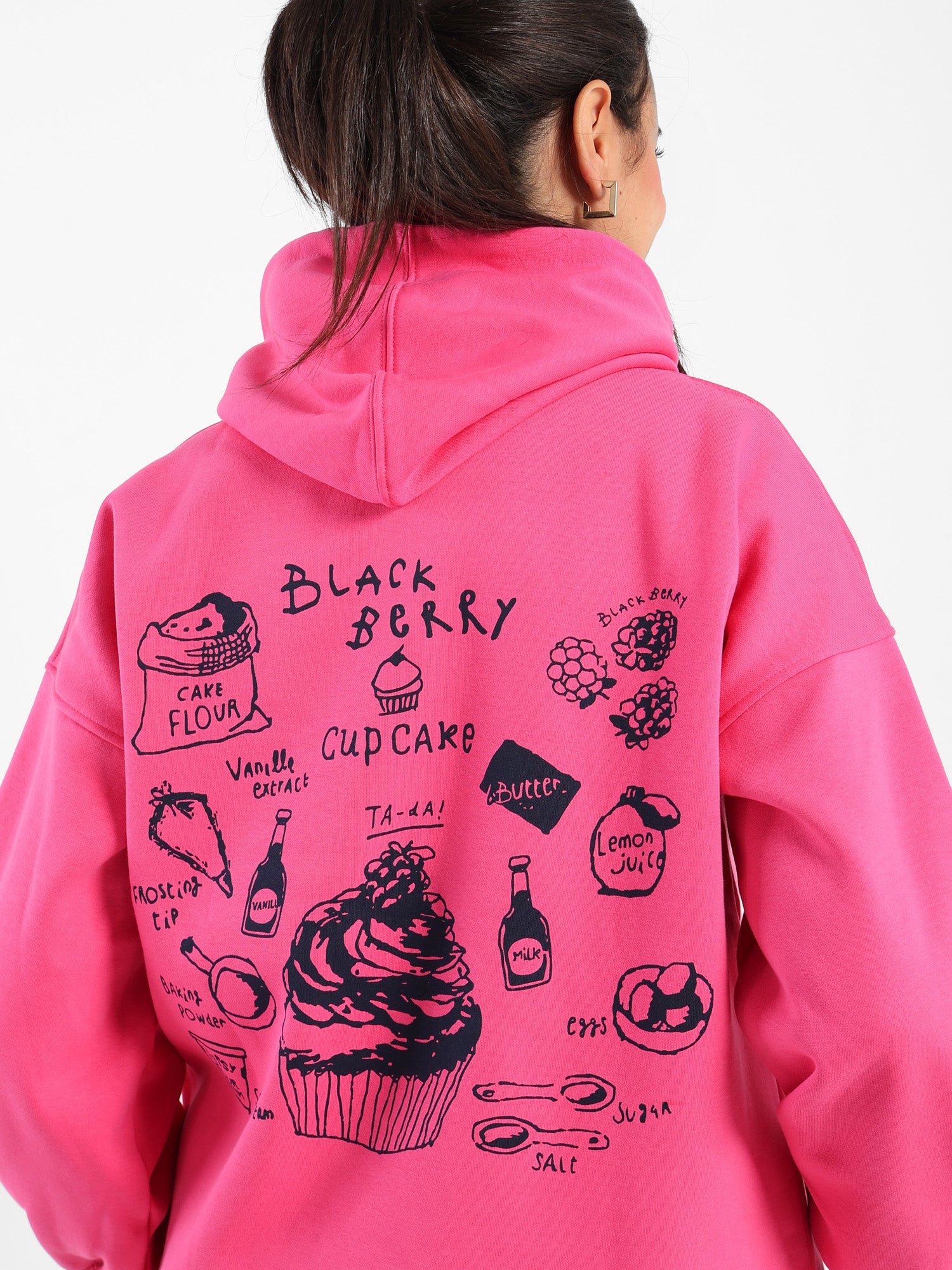 Oversized Printed Hoodie