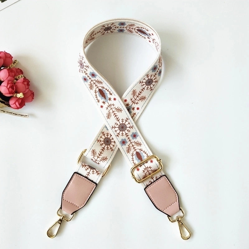 Polyester Cotton Flower Bag Strap