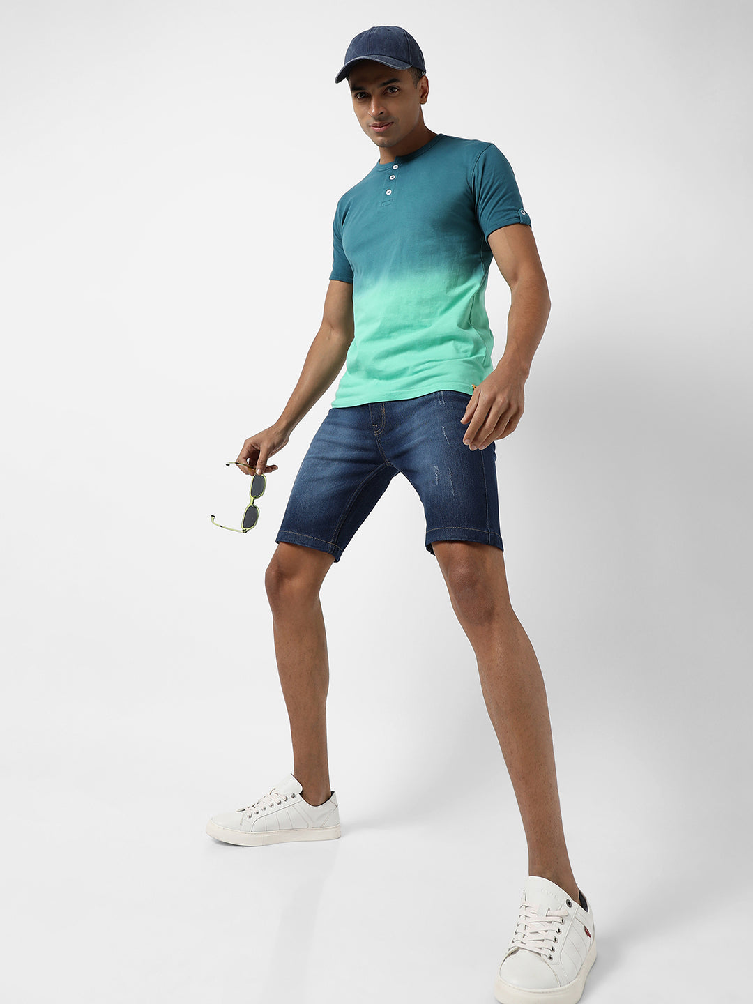 Ombre Henley T-Shirt