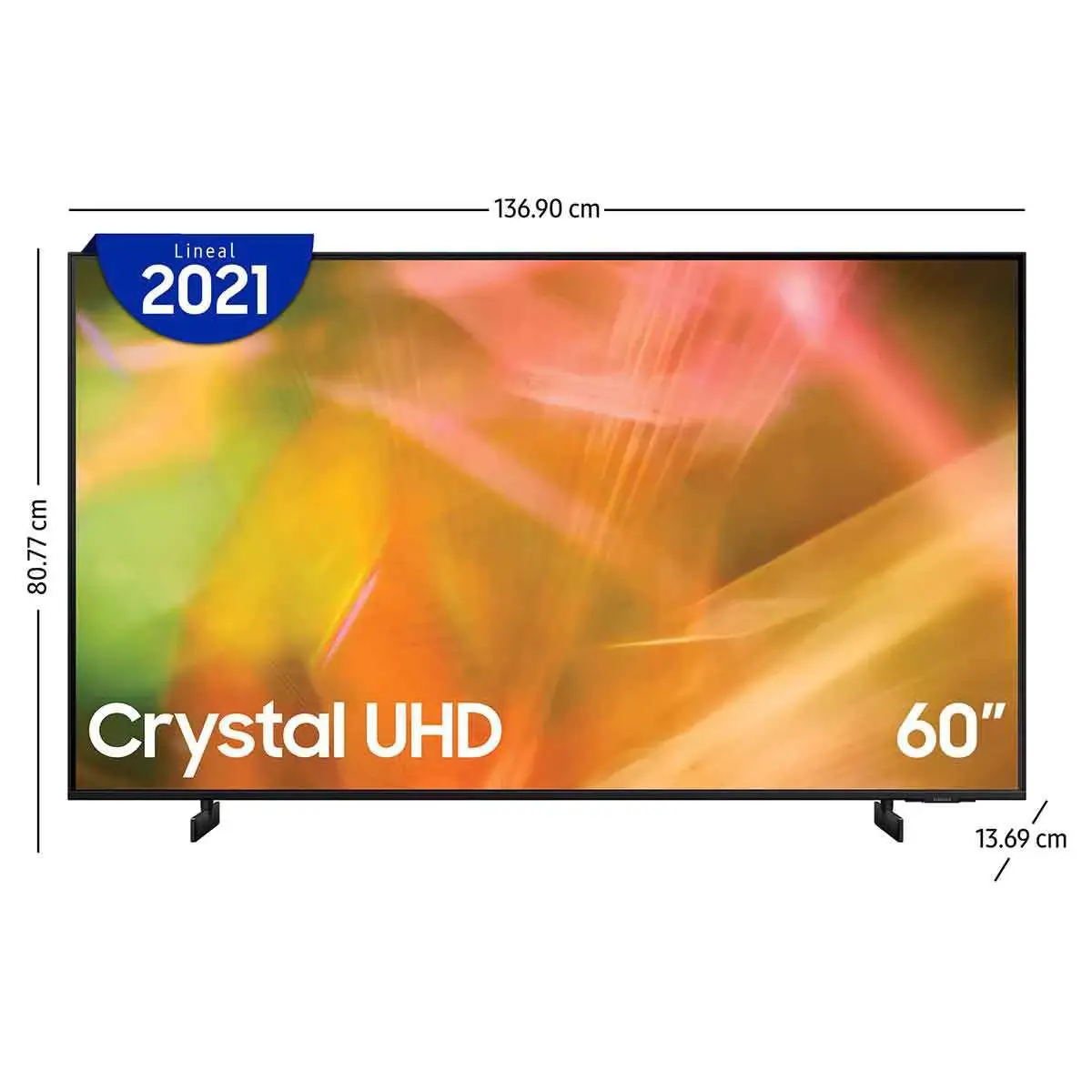 55 pulgadas Class UHD AU8000 Series - 4K UHD HDR Smart TV con Alexa integrado (UN65AU8000FXZA. modelo 2021). negro