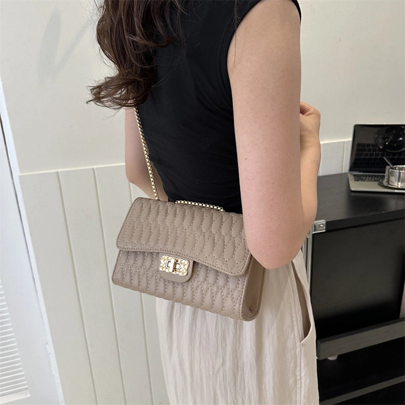 Women's All Seasons Pu Leather Streetwear Square Bag