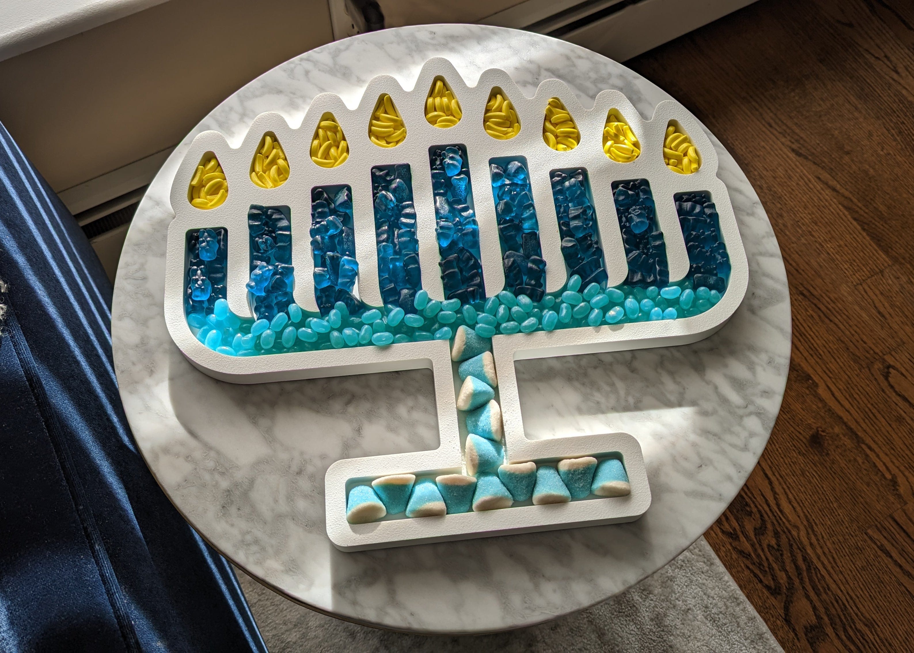 Menorah Nut Tray / Candy Tray