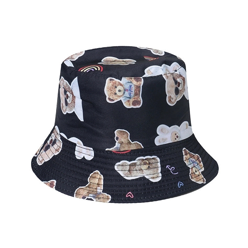 Women's Cute Duck Sewing Flat Eaves Bucket Hat