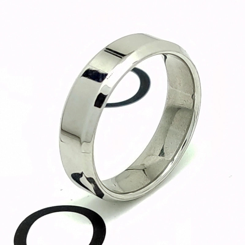 Minimalist Geometric Stainless Steel Rings
