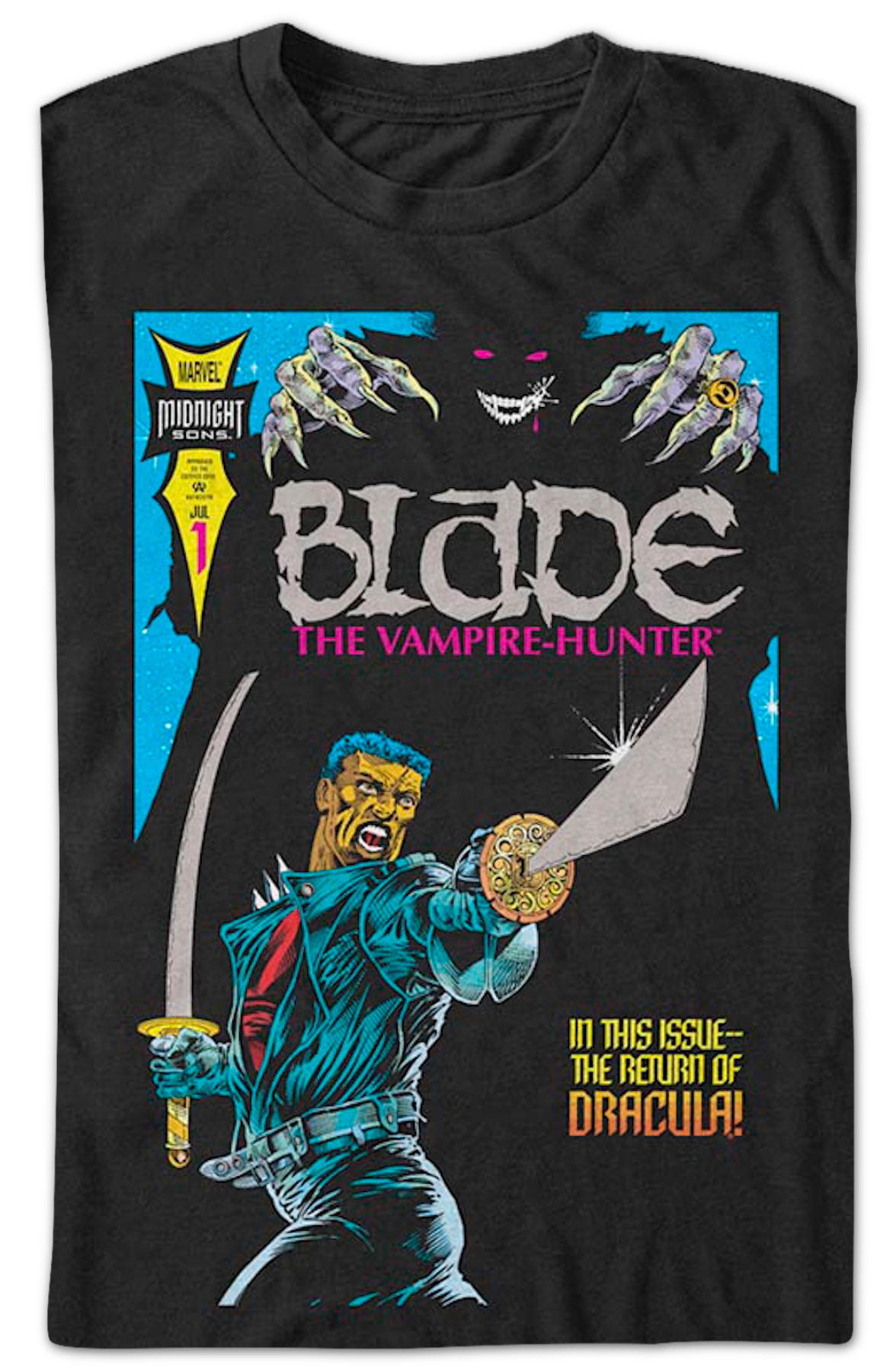 Blade The Vampire Hunter Marvel Comics T-Shirt