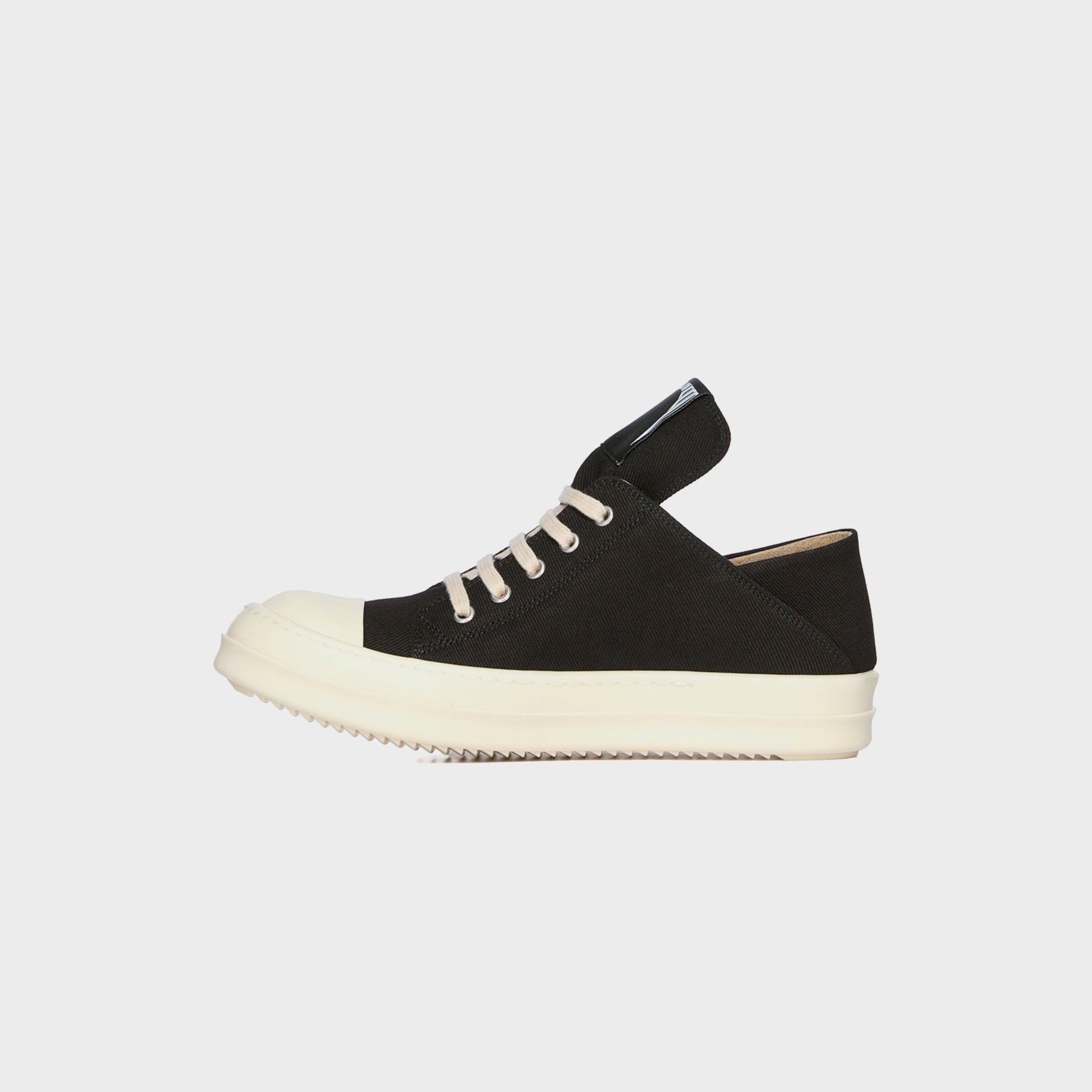 Rick Owens WMNS Slip-On Scarpe in Denim - All Black