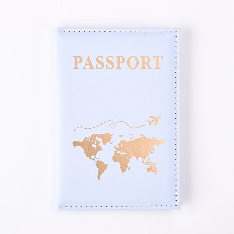 Popular Plain Skin PU Passport Protective Cover Passport Holder Machine Ticket Holder Passport In Stock Factory Direct Sales