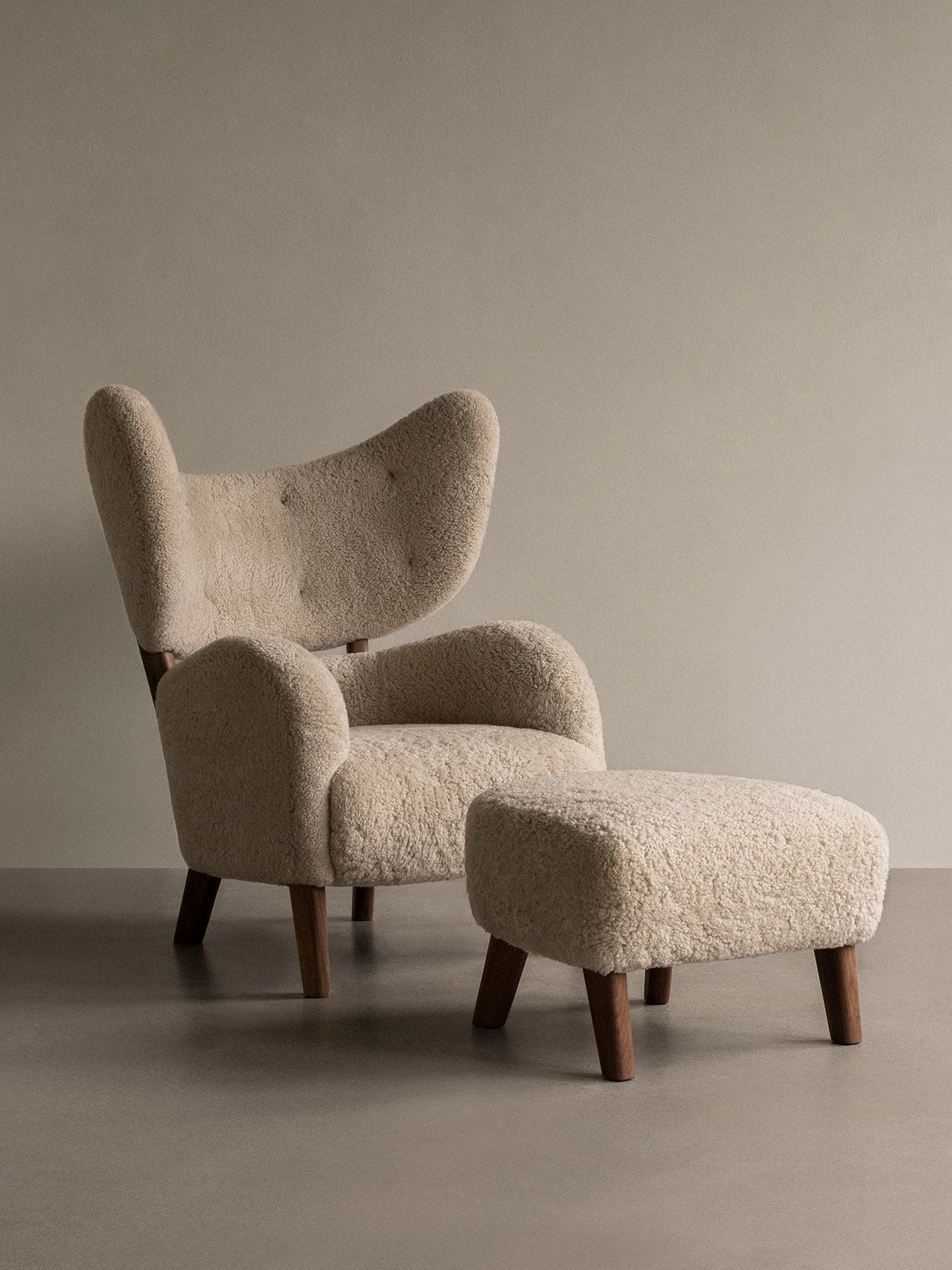 My Own Chair. Ottoman. Sheepskin