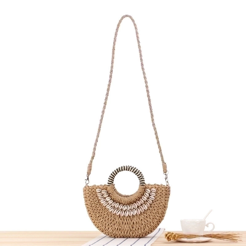 Women's Medium Spring&summer Straw Vacation Straw Bag