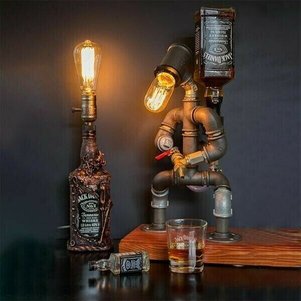 🔥Summer Hot Sale - 48% OFF 🔥Steampunk Industrial lamp wine dispenserFree Shipping