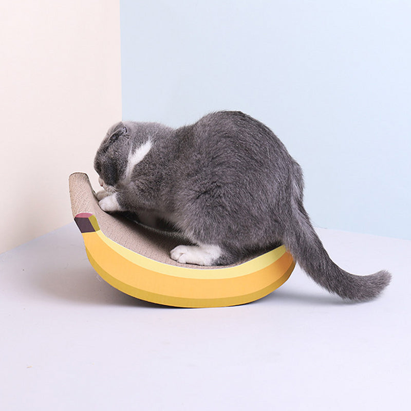 Banana Shaped Cat Scratching Pad