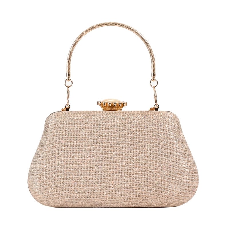 Women's Medium Polyester Solid Color Elegant Vintage Style Square Lock Clasp Evening Bag