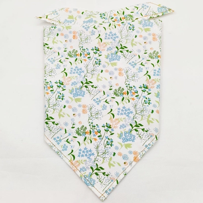 Cartoon Style Cotton Flower Printing Pet Saliva Towel
