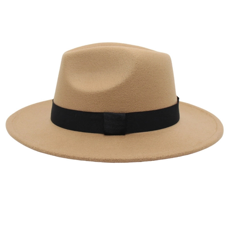 Beach Ferdo Hat Tie-dyed Top Hat Jazz Hat Men And Women Felt Hat Temperament Woolen Hat Trend