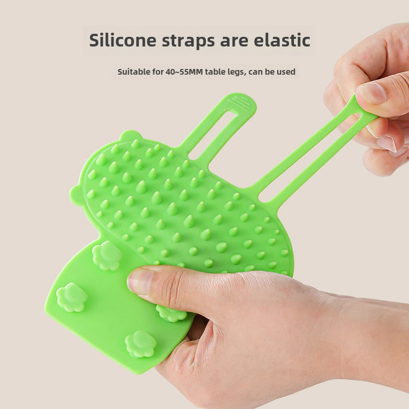 New Hot Selling Cat Table Leg Hair Rubbing Pet Silicone Antickle Massage Toy Scratch Recommend Wall Corner Sticker