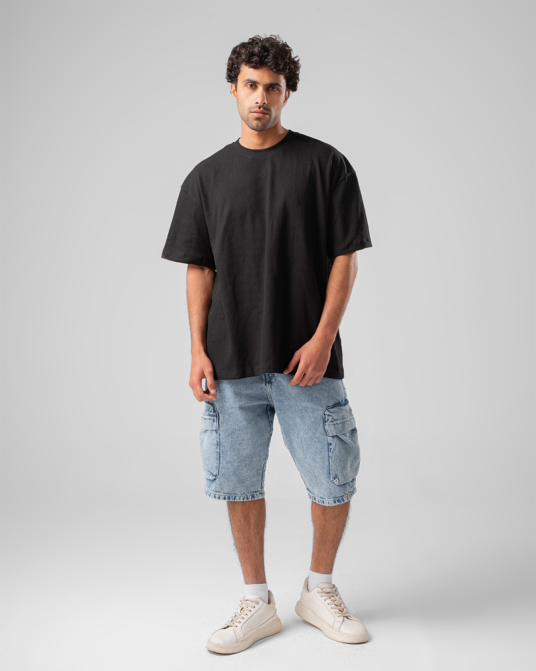 Men Jacquard T-shirt HalfSleeve