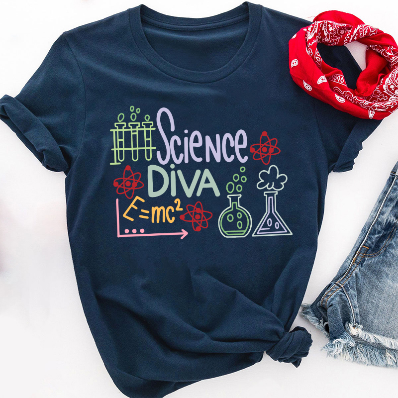 Science Diva Teacher T-Shirt