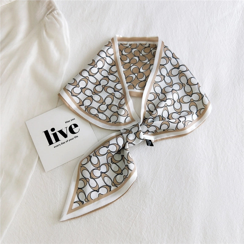 Fashion Printing Small Silk Scarf