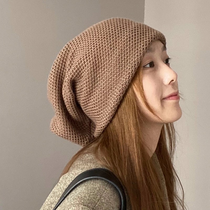 Unisex Minimalist Solid Color Polyester Crochet Lace Scarf Mask