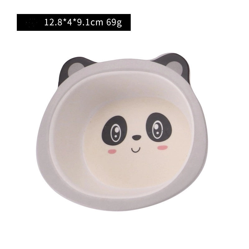 Cute Cartoon Bamboo Fibre Tableware 1 Piece