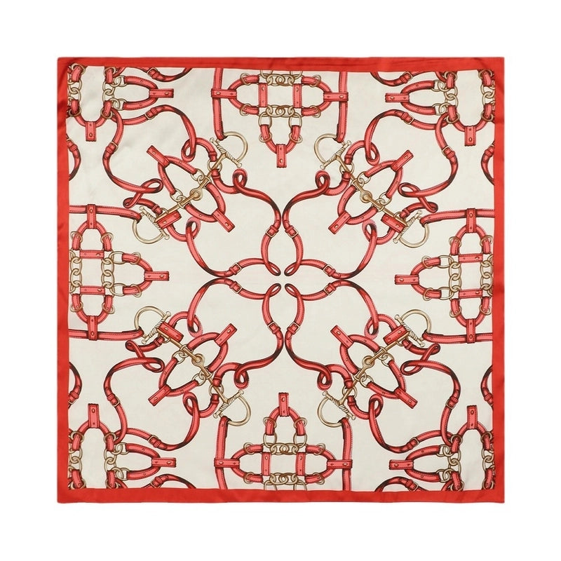 Women's Streetwear Solid Color Satin Silk Scarf