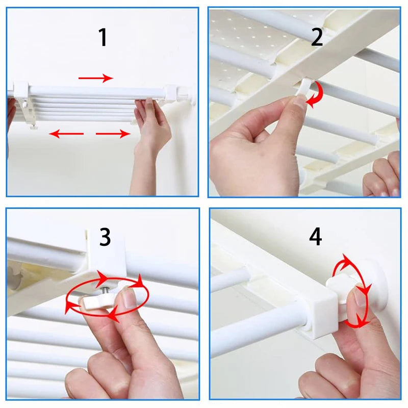 Expandable Shelf Storage Rack