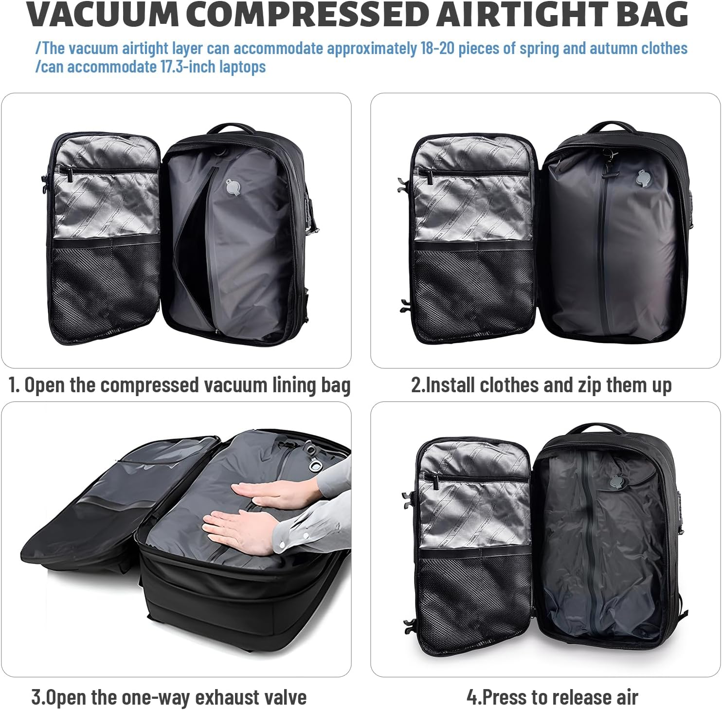 Airbag Vacuum Backpack