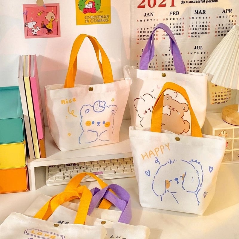 Women's Cartoon Letter Fashion Handbag