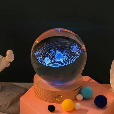 Hot Sale - 3D Planet Crystal Ball-Free Shipping