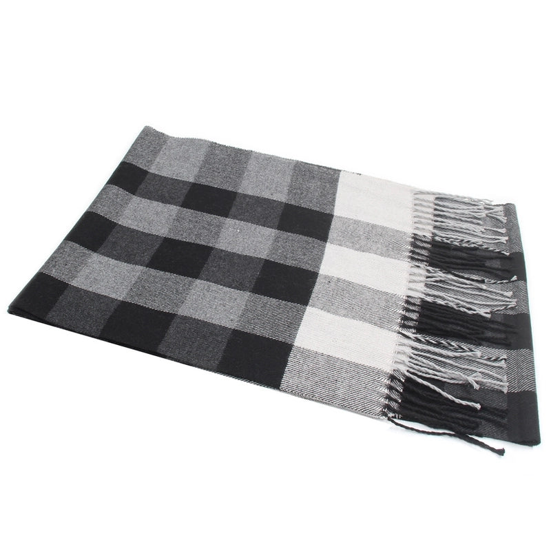 Autumn And Winter New Business Casual Men's Scarf Cashmere Striped Student Scarf Unisex Gift
