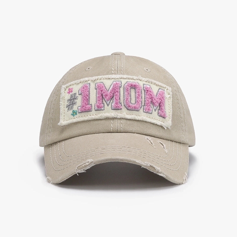Women's Minimalist Classic Style Color Block Curved Eaves Baseball Cap