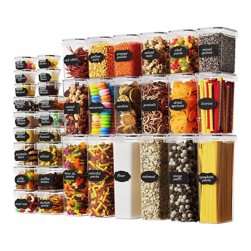 Minimalist Transparent Plastic Storage Container Box