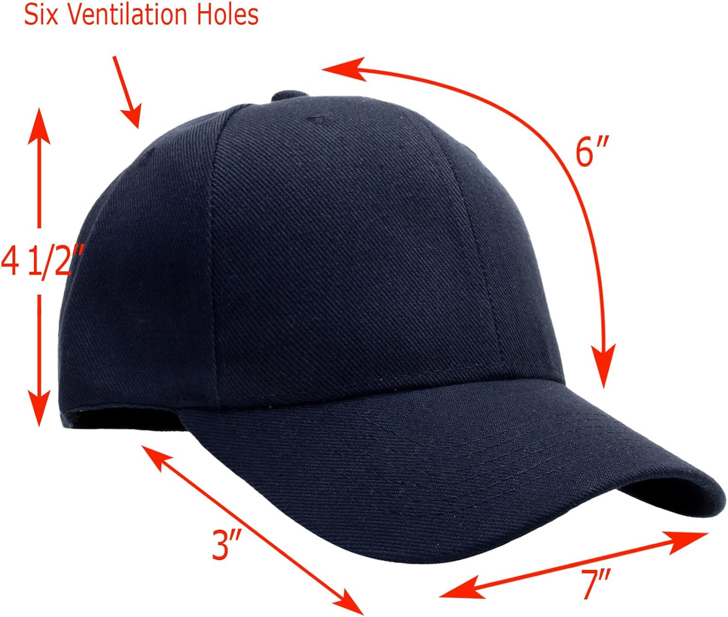 Falari Wholesale Bulk Lot 12-Pack Baseball Cap Adjustable Size Plain Blank Solid Color