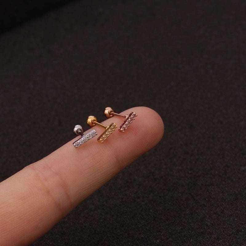 Ear Cartilage Rings & Studs Ethnic Style Geometric 316L Stainless Steel  Copper